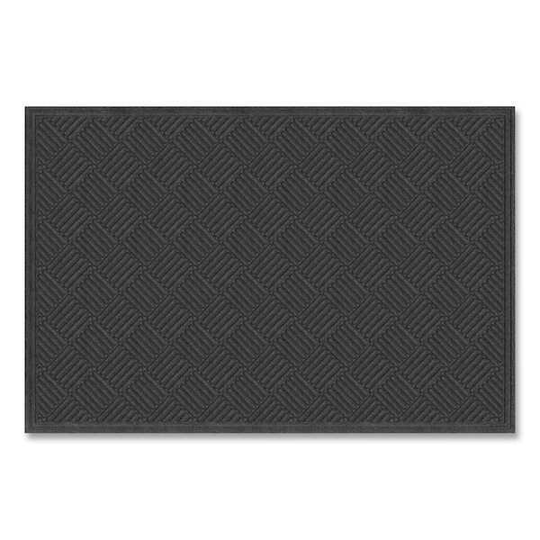 Apache Mills Ecomat Crosshatch Entry Mat, 48 x 27, Charcoal 60461190140000600 - main